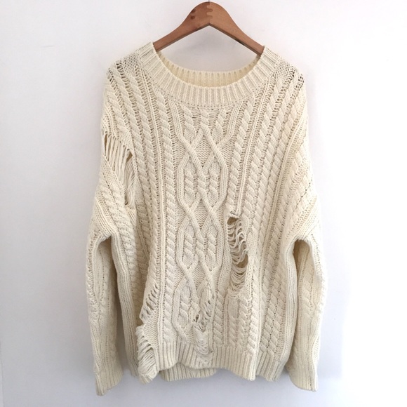joa cable knit sweater